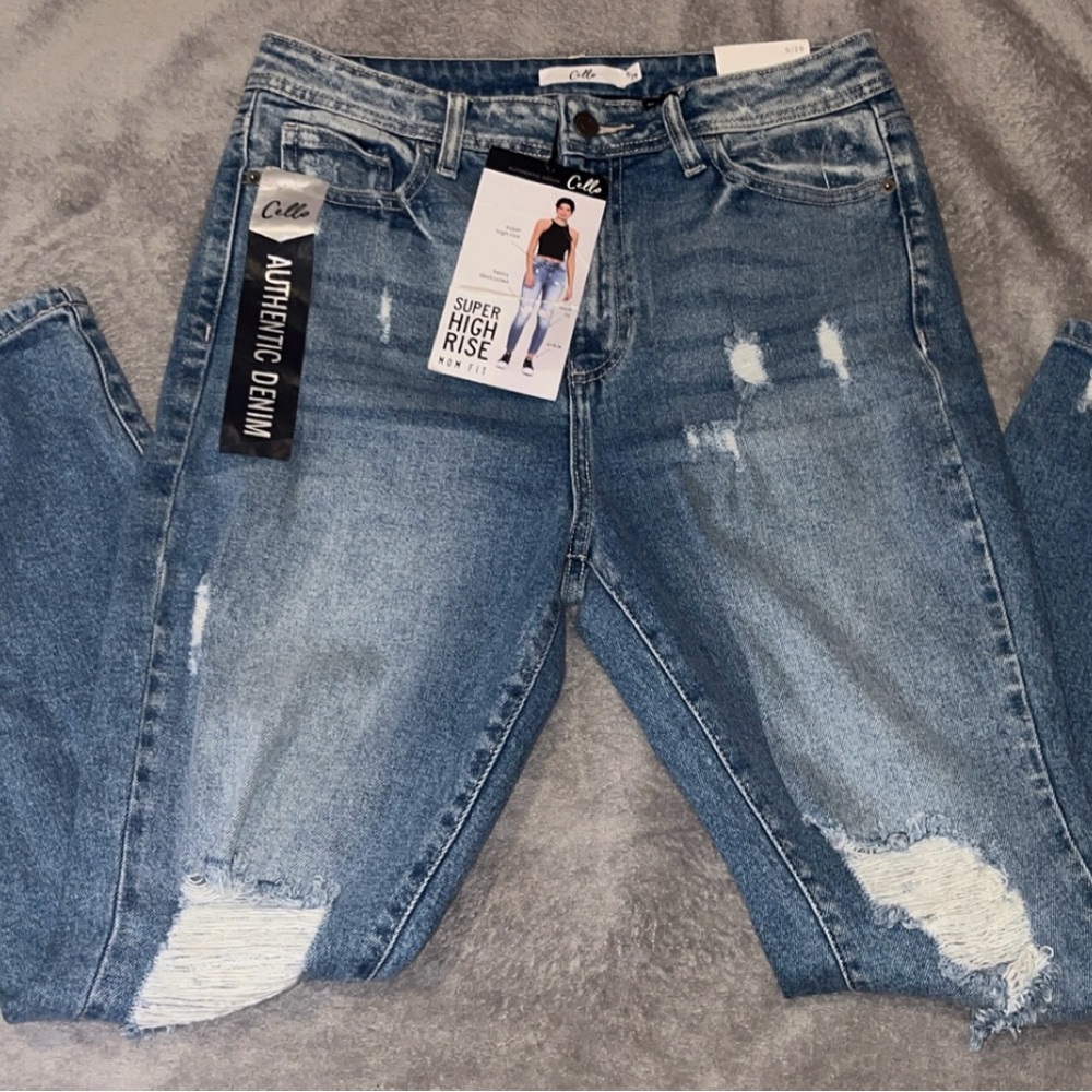 Women's Distressed Denim Jeans